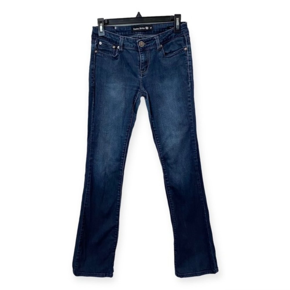 London Bridge Emilia Y2K Lowrise Flare Bootcut Denim Jeans Dark Wash Size 27